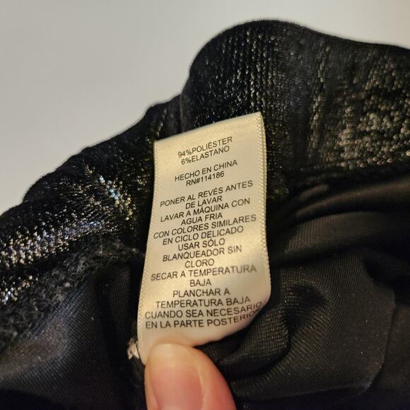 Juicy By Juicy Couture Mid Rise Wide Leg Velour Sweat Pants Black Size Large - Picture 9 of 9